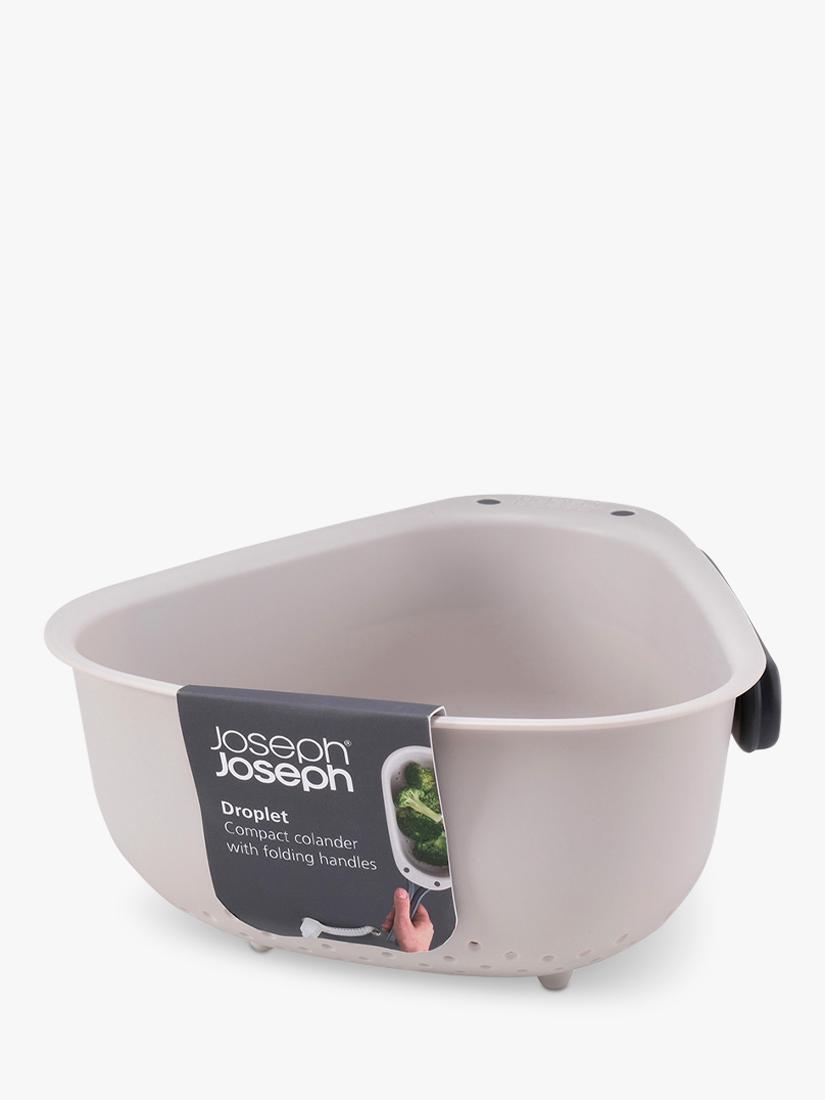 Joseph Joseph large foldable colander in stone, UK version