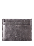 Mulberry Continental Calf Nappa Leather Credit Card Slip, Pewter