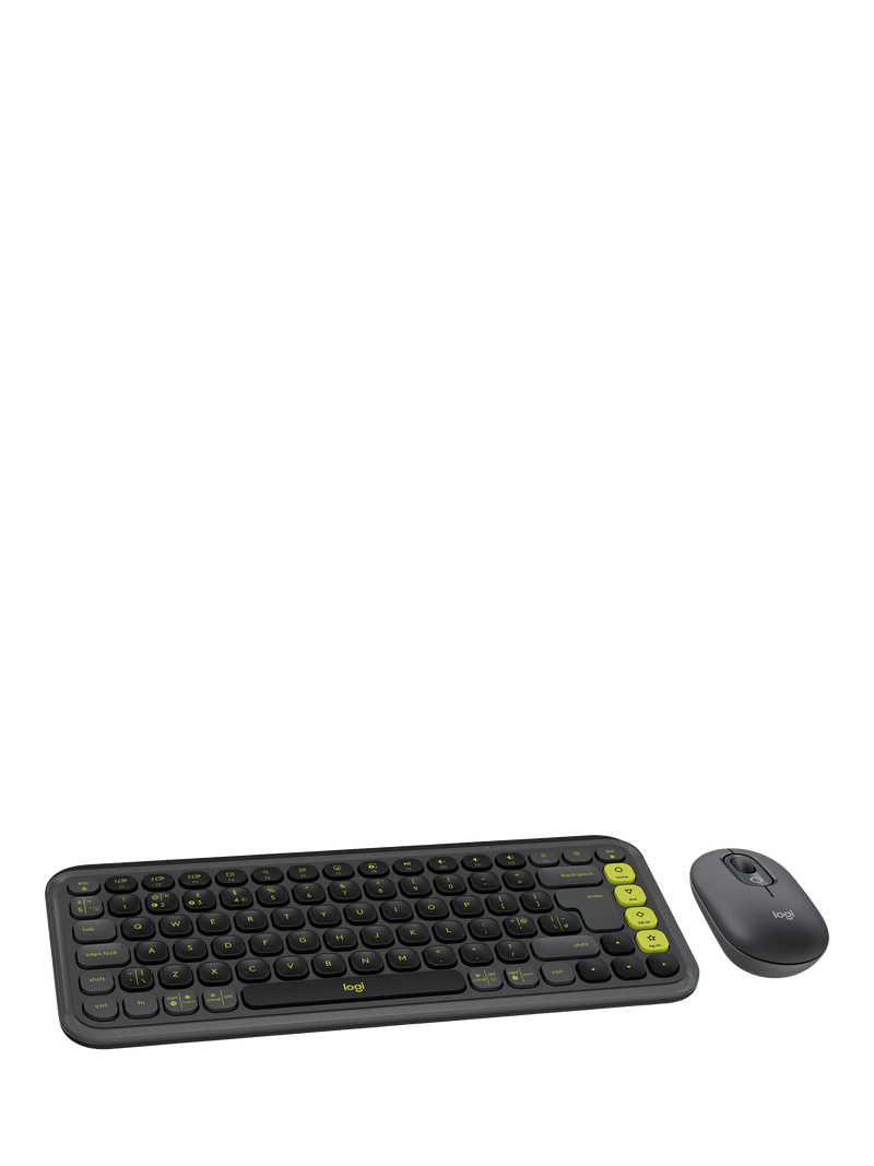 Logitech POP Icon Combo Tastatur Maus Graphit - Britisches Produkt