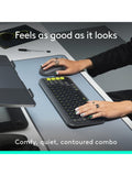 Logitech POP Icon Combo Tastatur Maus Graphit - Britisches Produkt