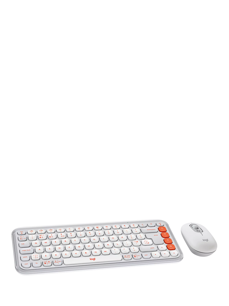 Logitech POP Icon Combo Kabellose Tastatur und Maus - Graphit