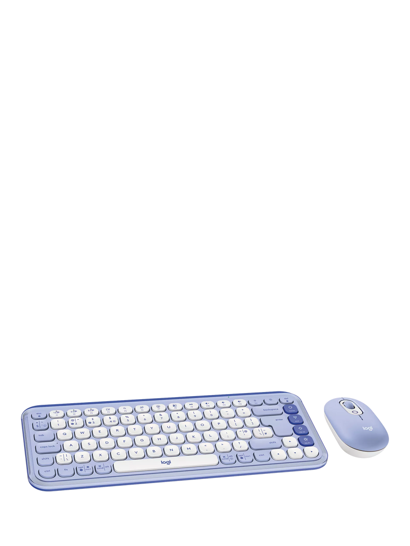 Logitech POP Icon Combo Kabellose Tastatur und Maus - Graphit