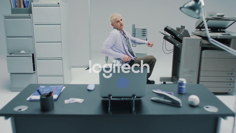 Logitech POP Icon Combo Tastatur Maus Graphit - Britisches Produkt
