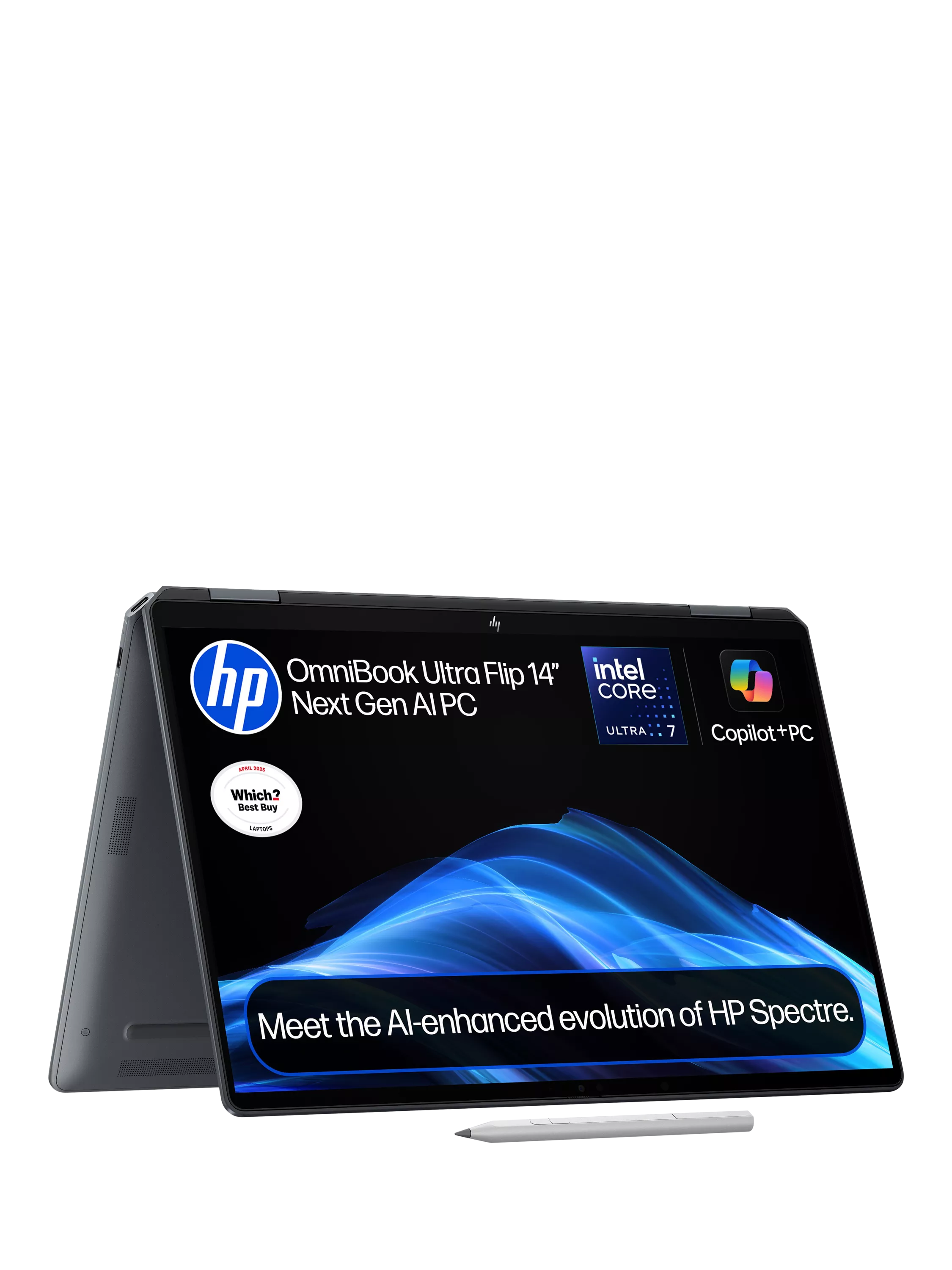 HP OmniBook Ultra Flip laptop 14-inch, UK version