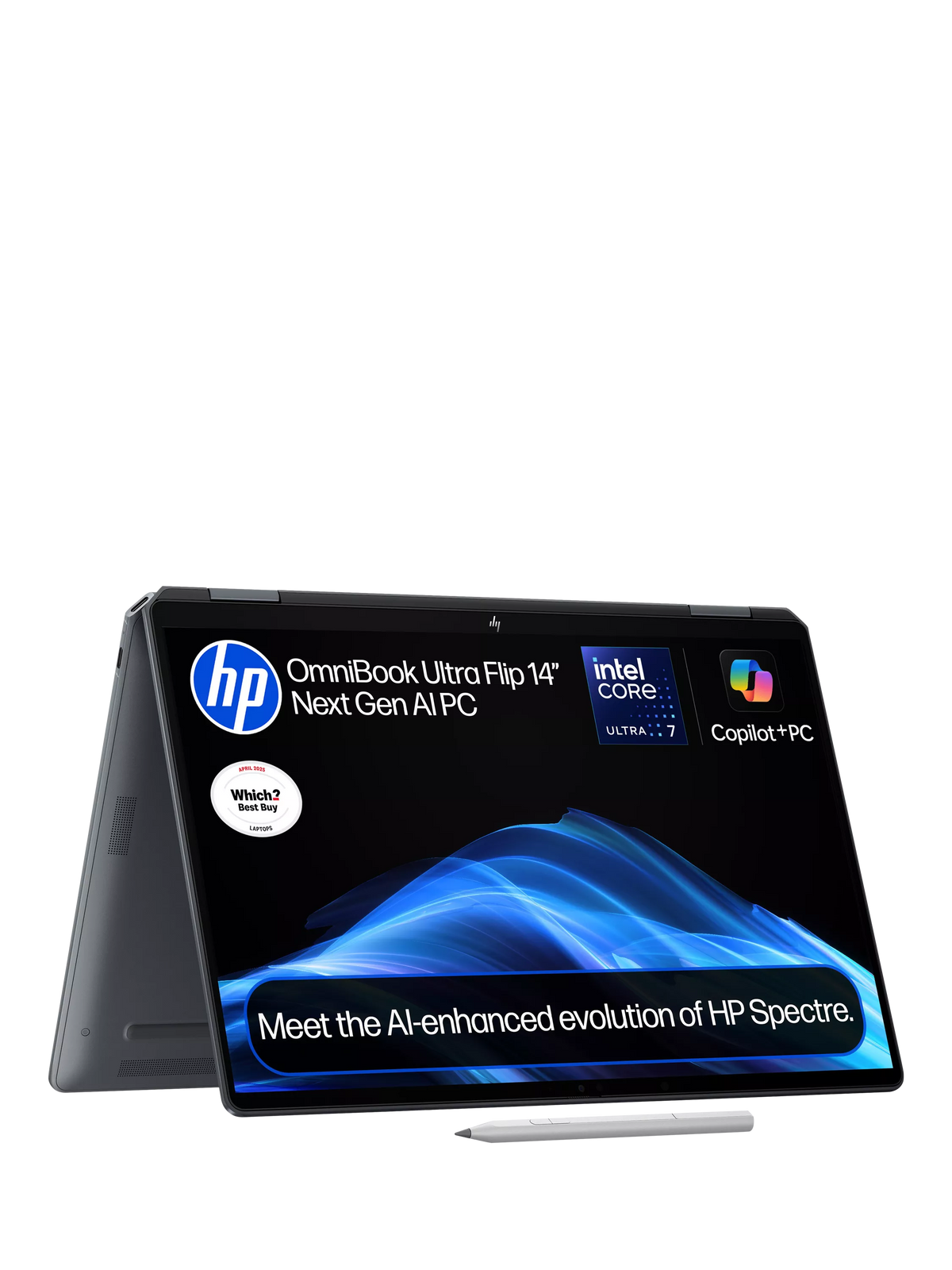 HP OmniBook Ultra Flip laptop 14-inch, UK version