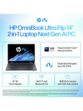 HP OmniBook Ultra Flip laptop 14-inch, UK version