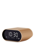 Lexon Ray LCD digital alarm clock gold - British product