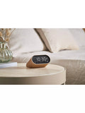 Lexon Ray LCD digital alarm clock gold - British product