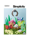 Simplicity Fun Bugs sewing pattern S3054 - British product
