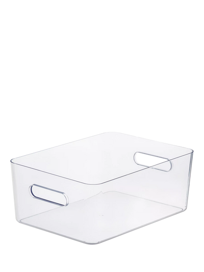 John Lewis SmartStore Compact Large Storage Container Clear 15.4L- Buy online at McGrocer