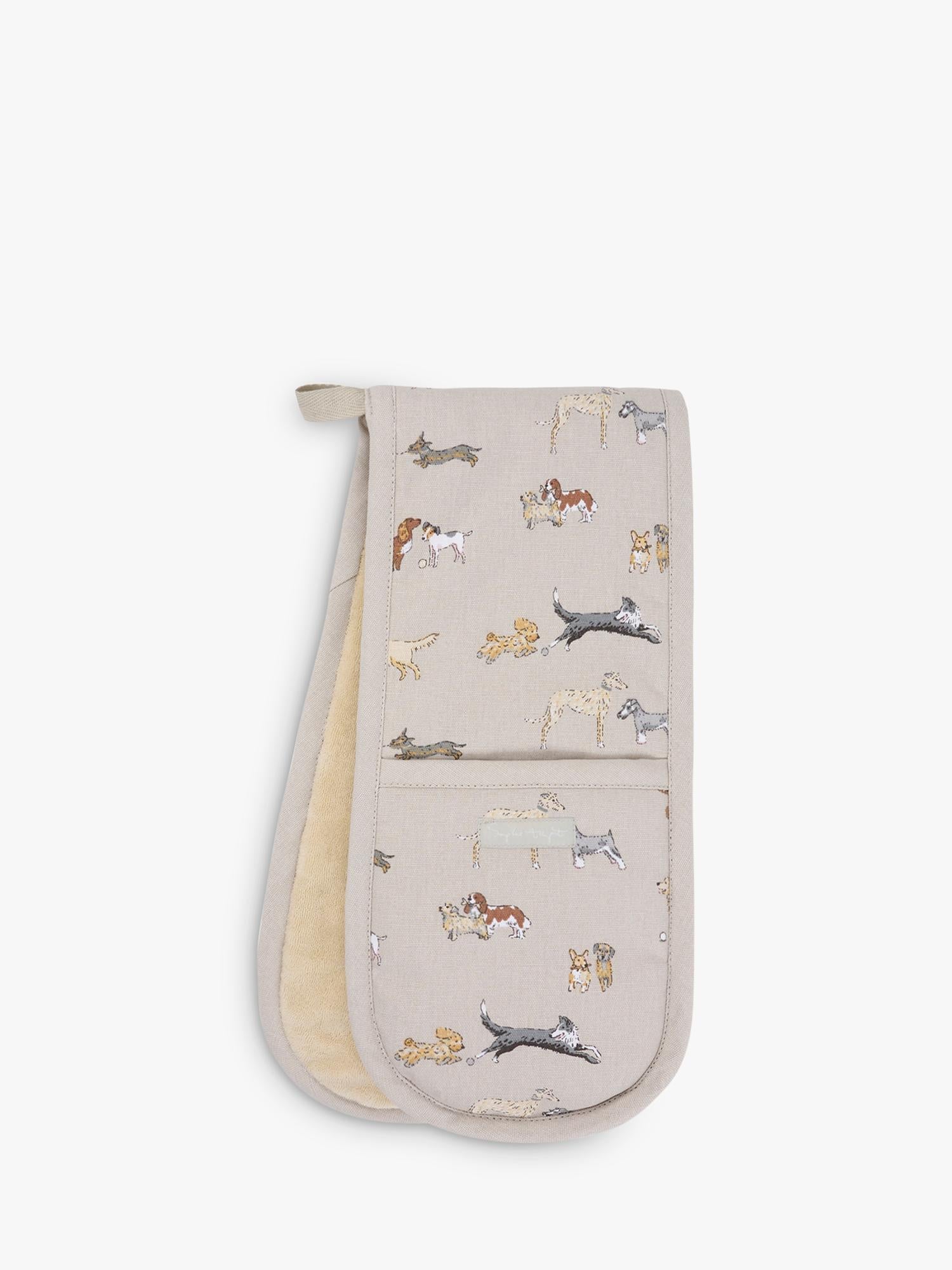 Sophie Allport Doggy Daycare double oven glove (British brand)
