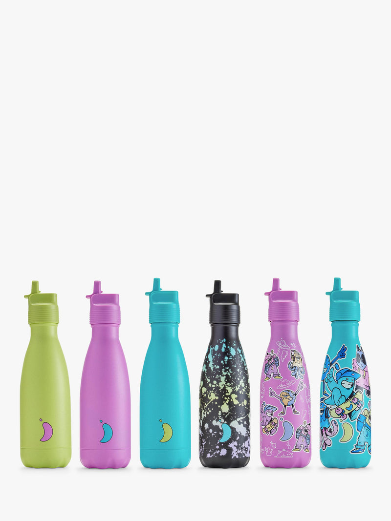 Chilly's kids bottle sticker leak-proof insulated 350ml, UK version