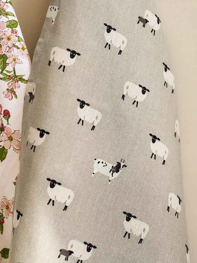 Sophie Allport sheep cotton tea towel neutral (British brand)