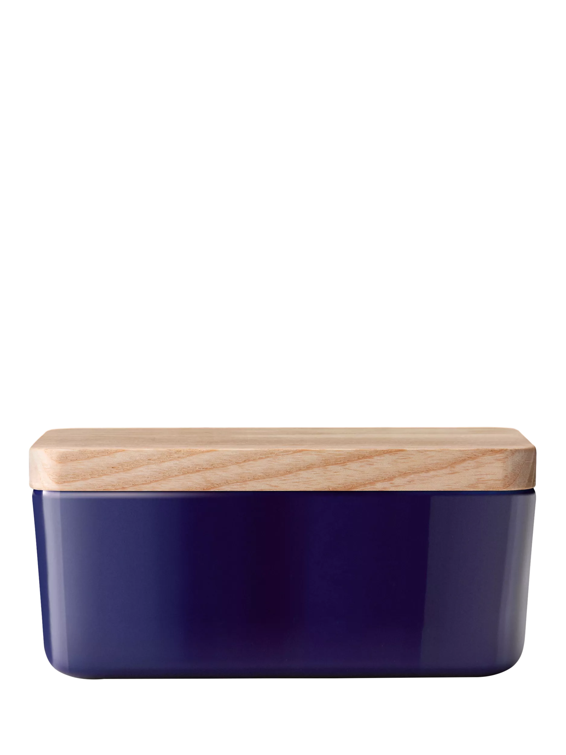 LSA International porcelain butter dish Blue Cobalt - British product
