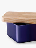 LSA International porcelain butter dish Blue Cobalt - British product