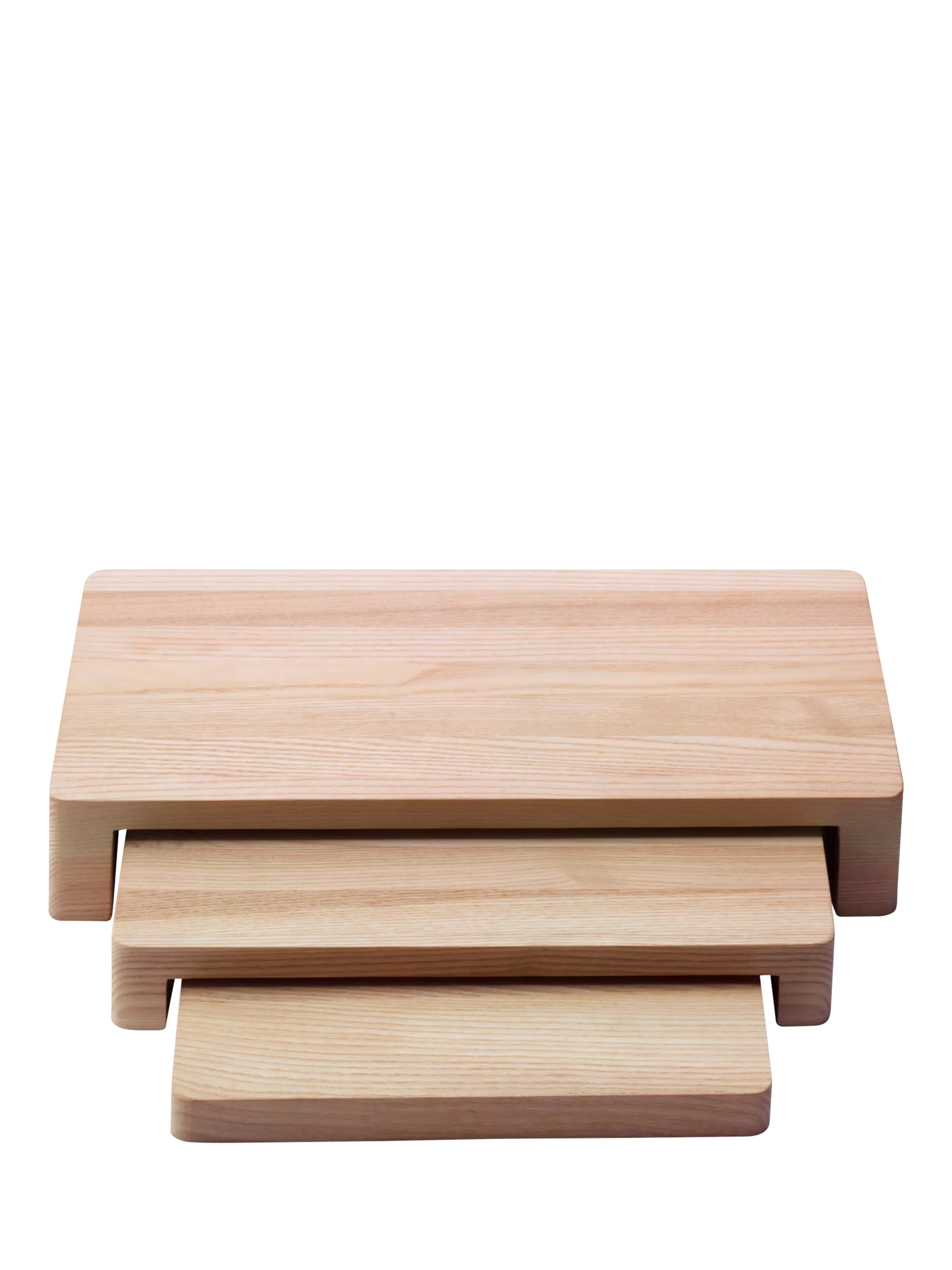LSA International ash wood nesting platters set of 3, UK version