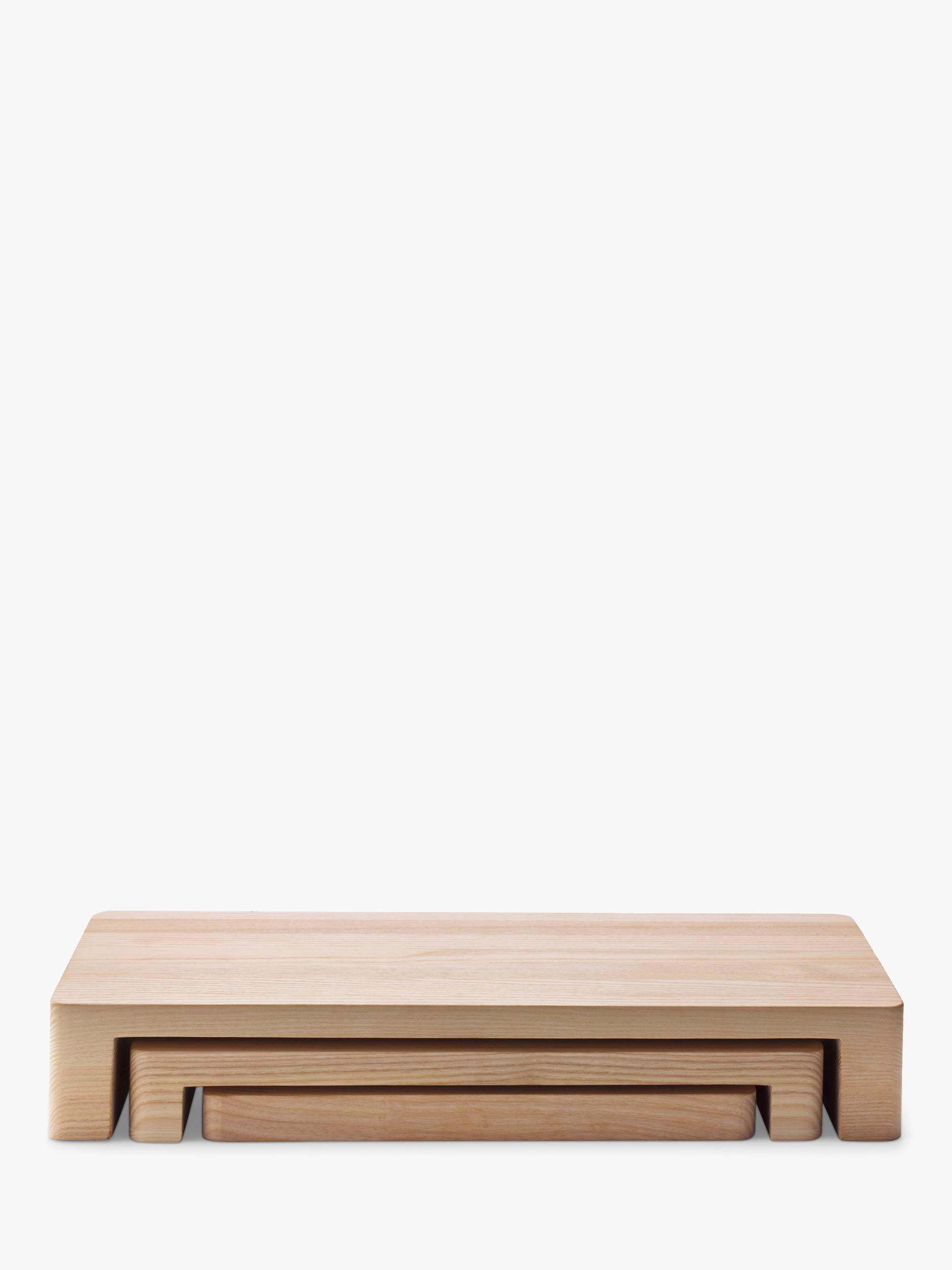 LSA International ash wood nesting platters set of 3, UK version