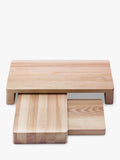 LSA International ash wood nesting platters set of 3, UK version