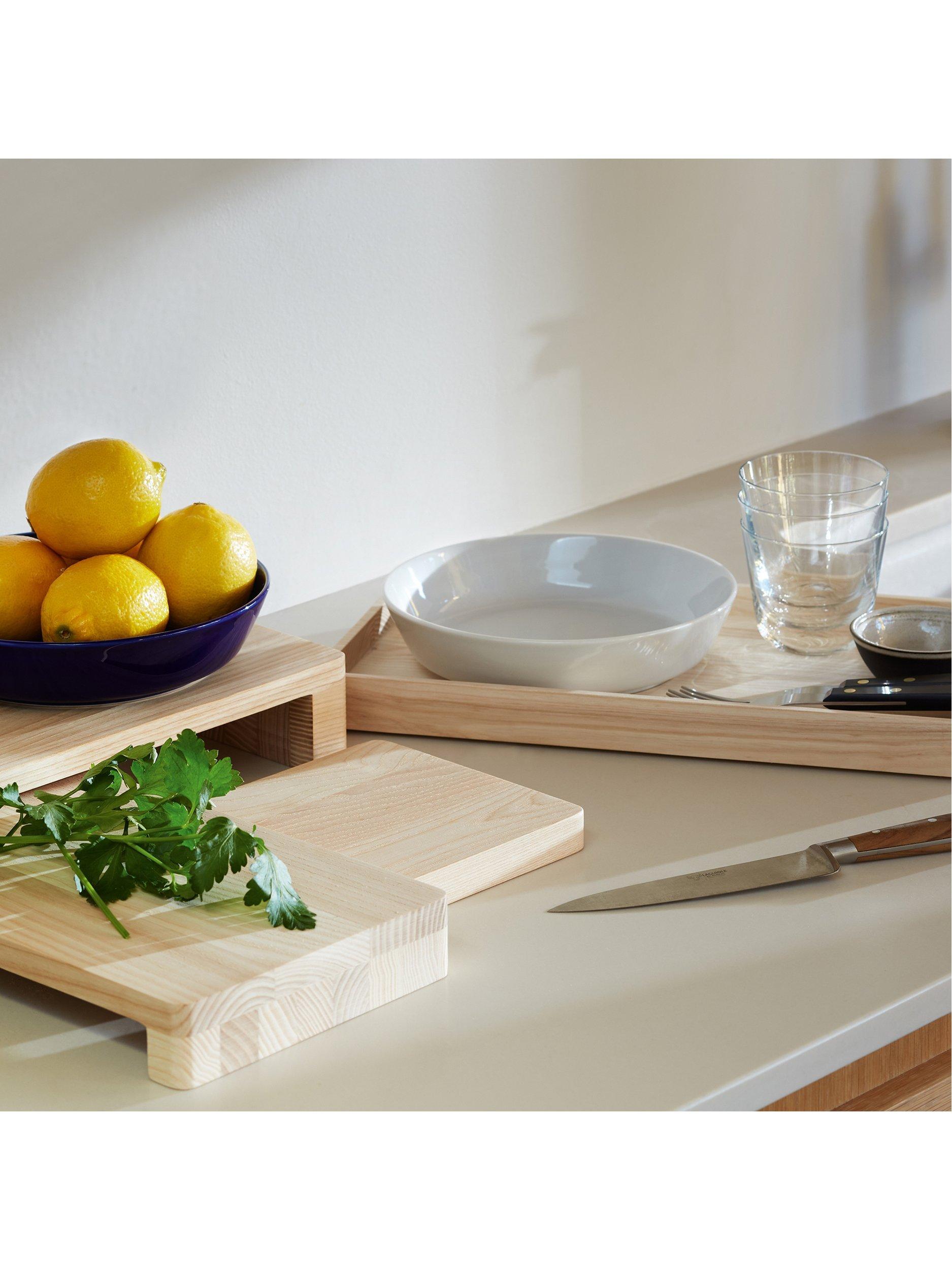 LSA International ash wood nesting platters set of 3, UK version