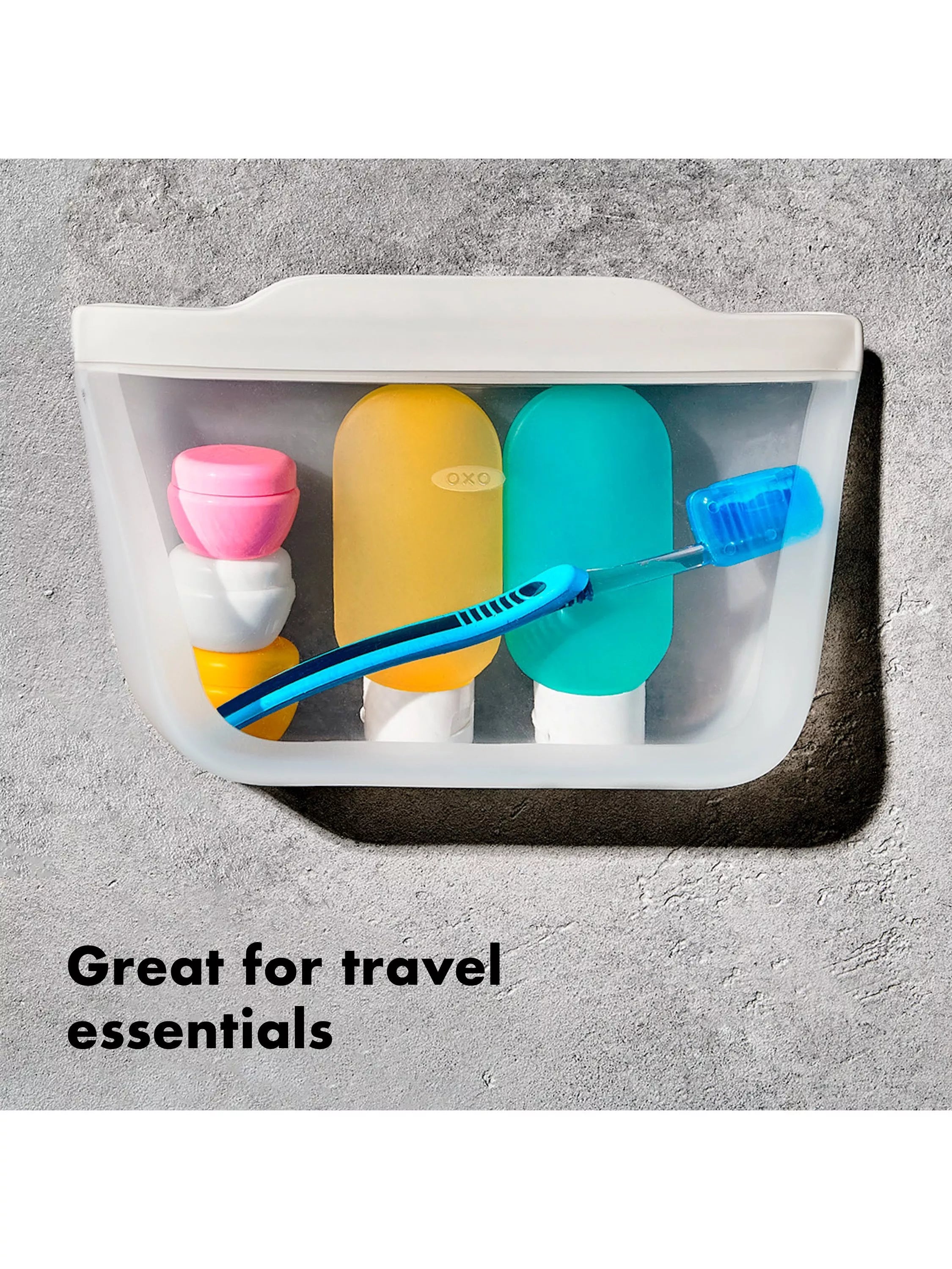 OXO reusable silicone storage bag 1.8L (British brand)