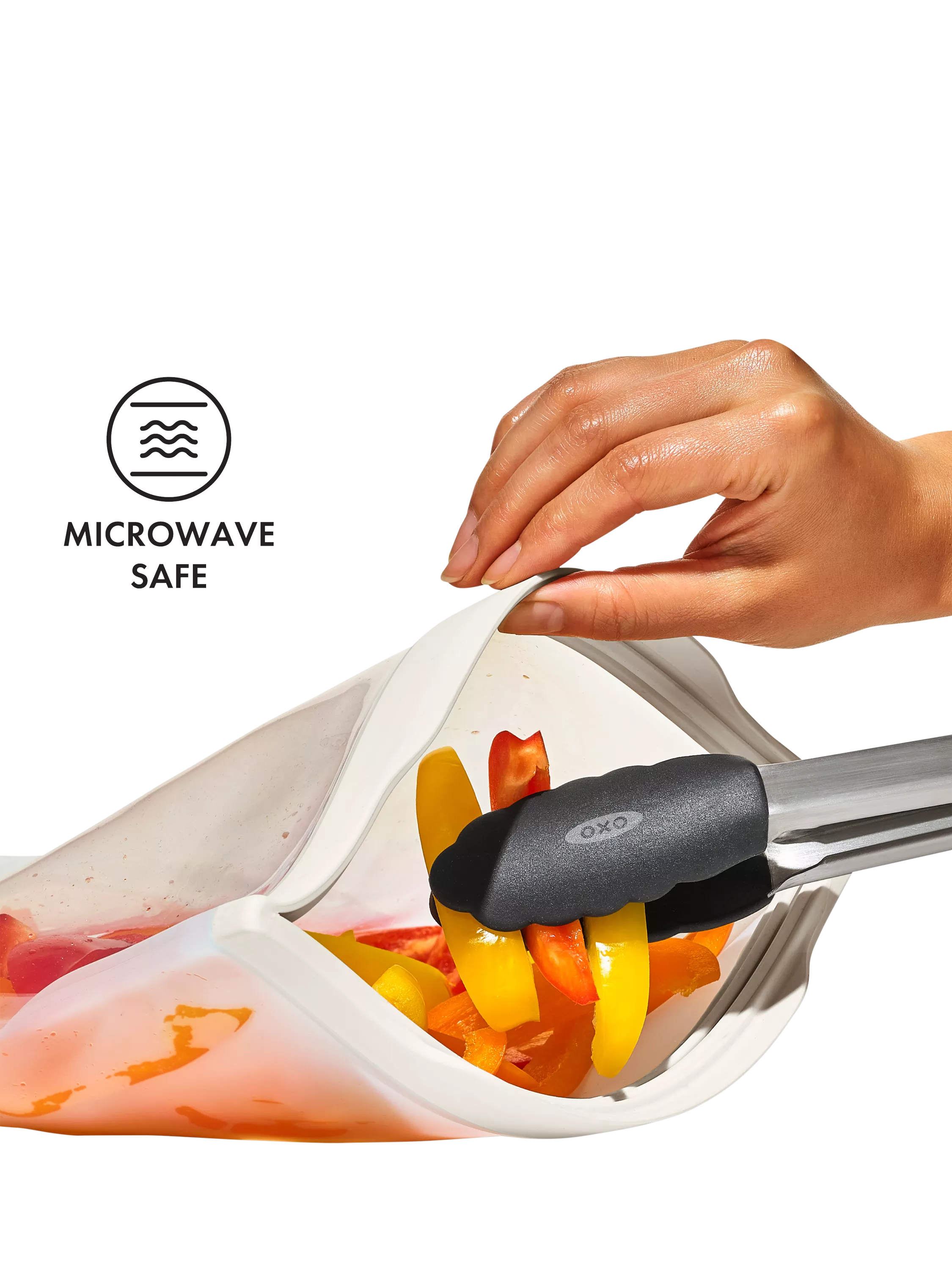 OXO reusable silicone storage bag 1.8L (British brand)