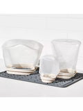 OXO reusable silicone snack bag clear 355ml, imported from the UK