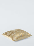 Harlequin Aconite cushion with dappled design and metallic highlights, UK version
