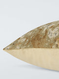 Harlequin Aconite cushion with dappled design and metallic highlights, UK version