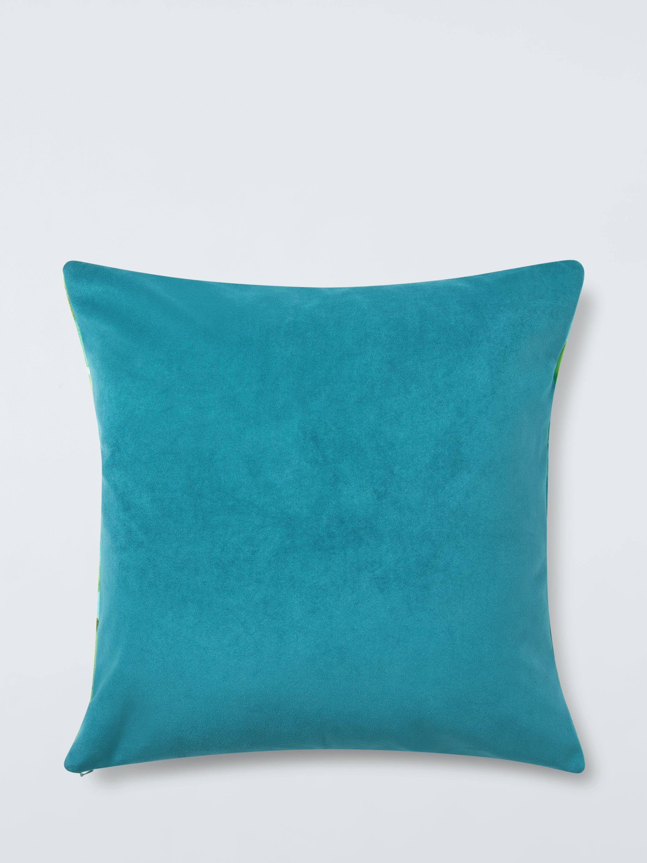 Harlequin Foresta Velvet Cushion 50x50cm, imported from the UK