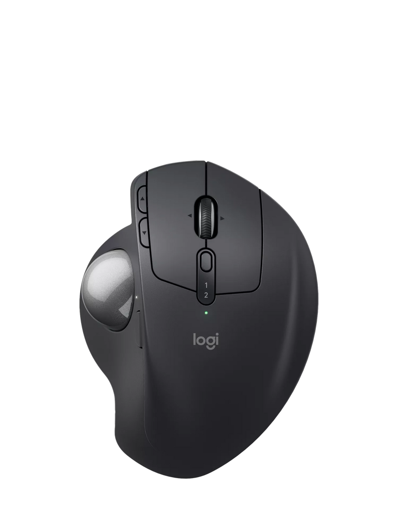 Logitech MX ERGO S graphite wireless trackball mouse, UK version