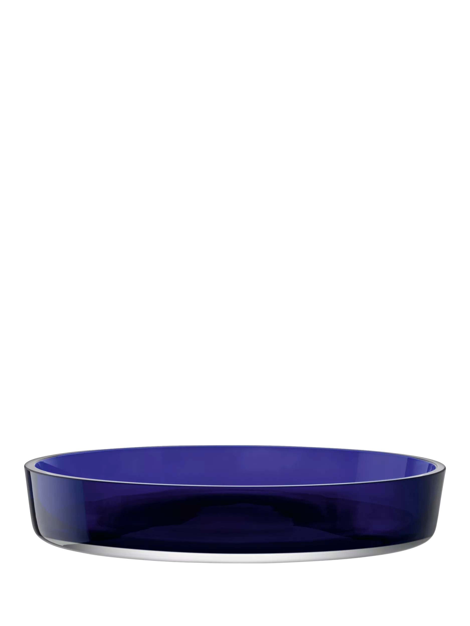 LSA International porcelain serve bowl Blue Cobalt 35cm (British brand)