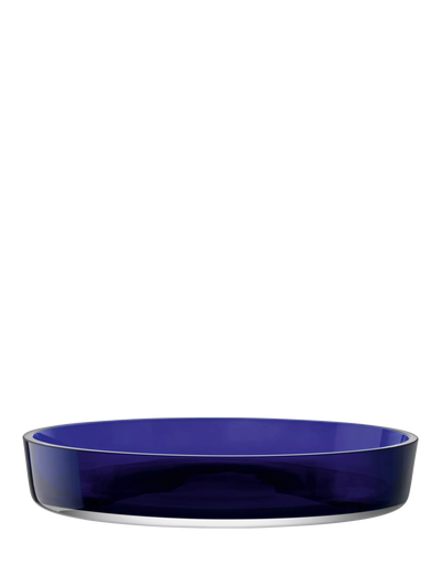 John Lewis LSA International Collective Porcelain Low Serve Bowl, Blue Cobalt, 35cm- Buy online at McGrocer