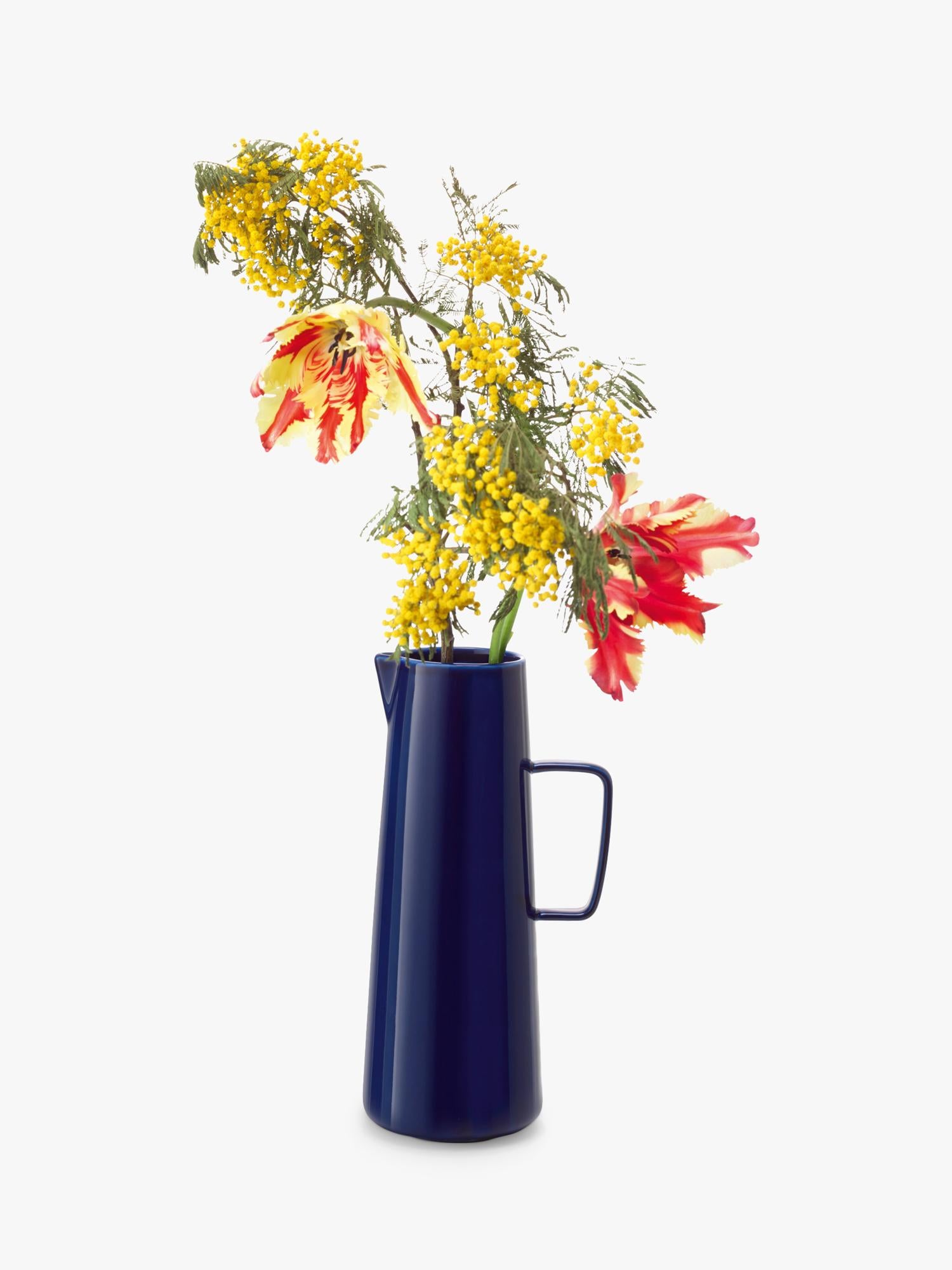 LSA International porcelain jug blue cobalt 1.4L, imported from the UK