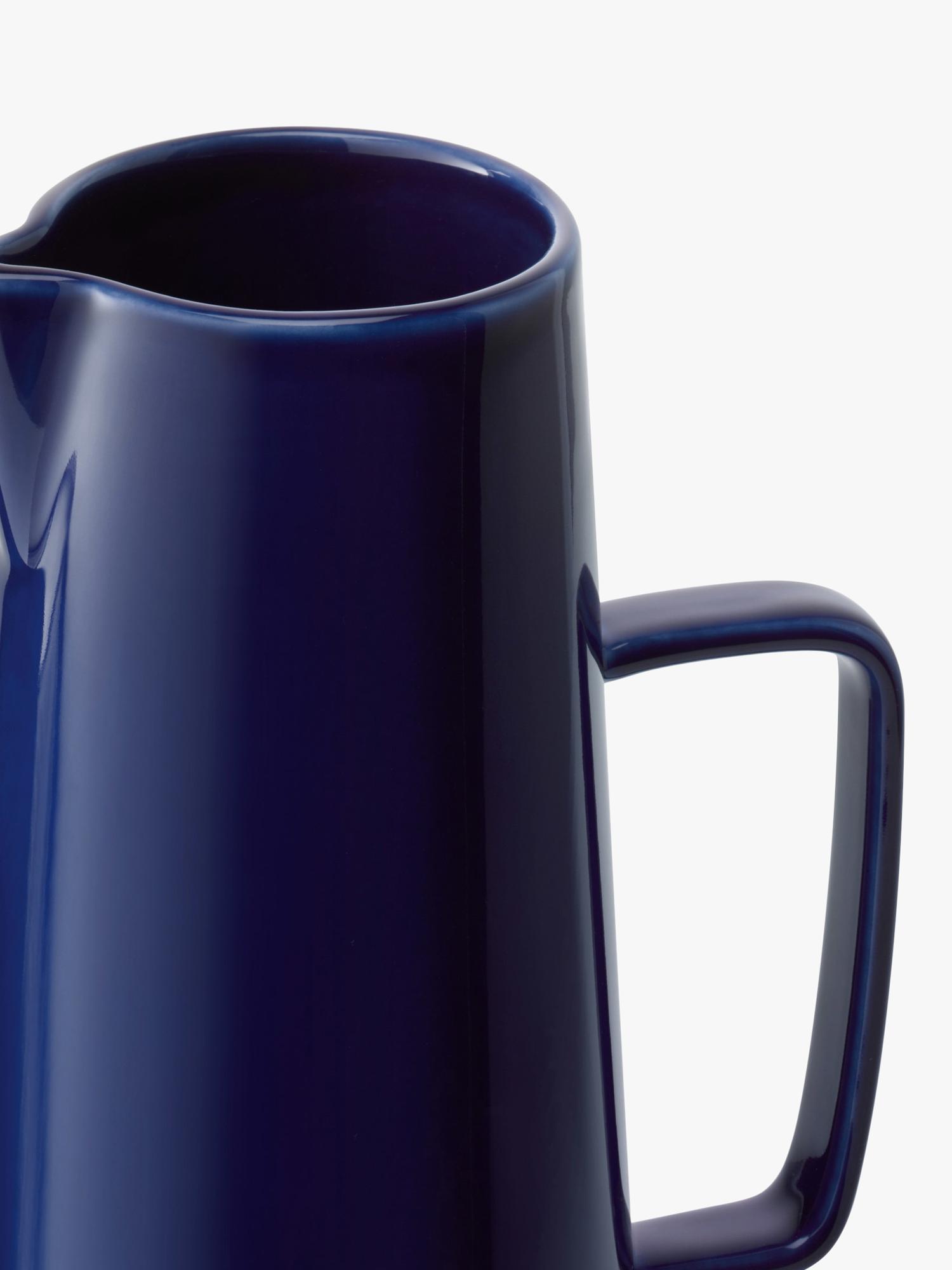 LSA International porcelain jug blue cobalt 1.4L, imported from the UK
