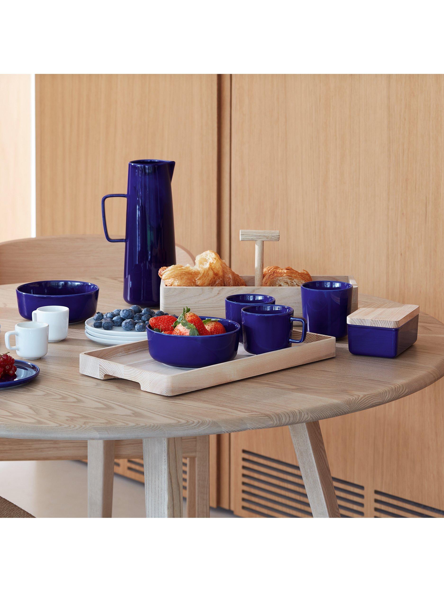 LSA International porcelain jug blue cobalt 1.4L, imported from the UK