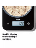 OXO digital kitchen scale glass platform 5kg, imported from the UK