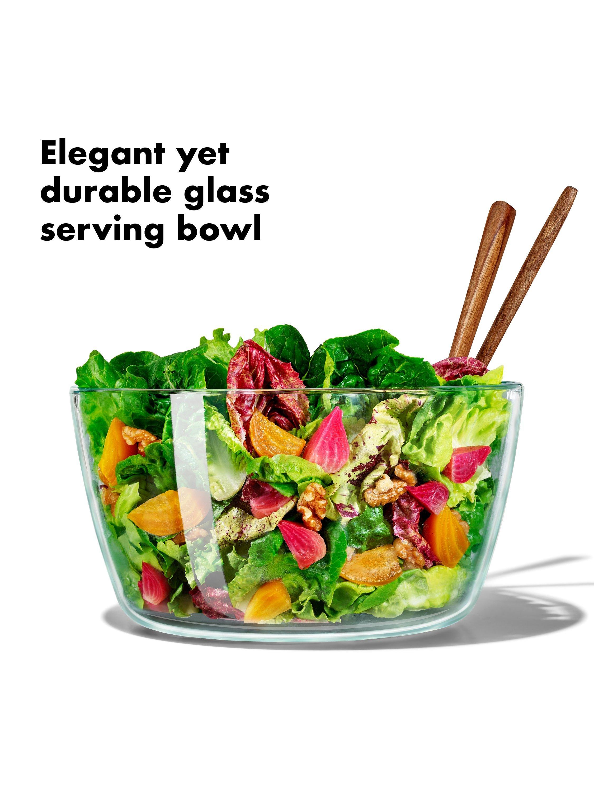 OXO Good Grips glass salad spinner borosilicate bowl, UK version