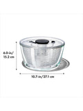 OXO Good Grips glass salad spinner borosilicate bowl, UK version