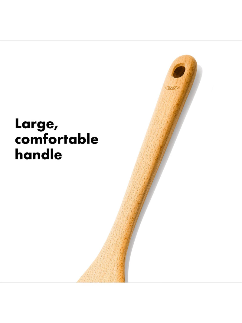 OXO Good Grips beech wood saute spatula, imported from the UK