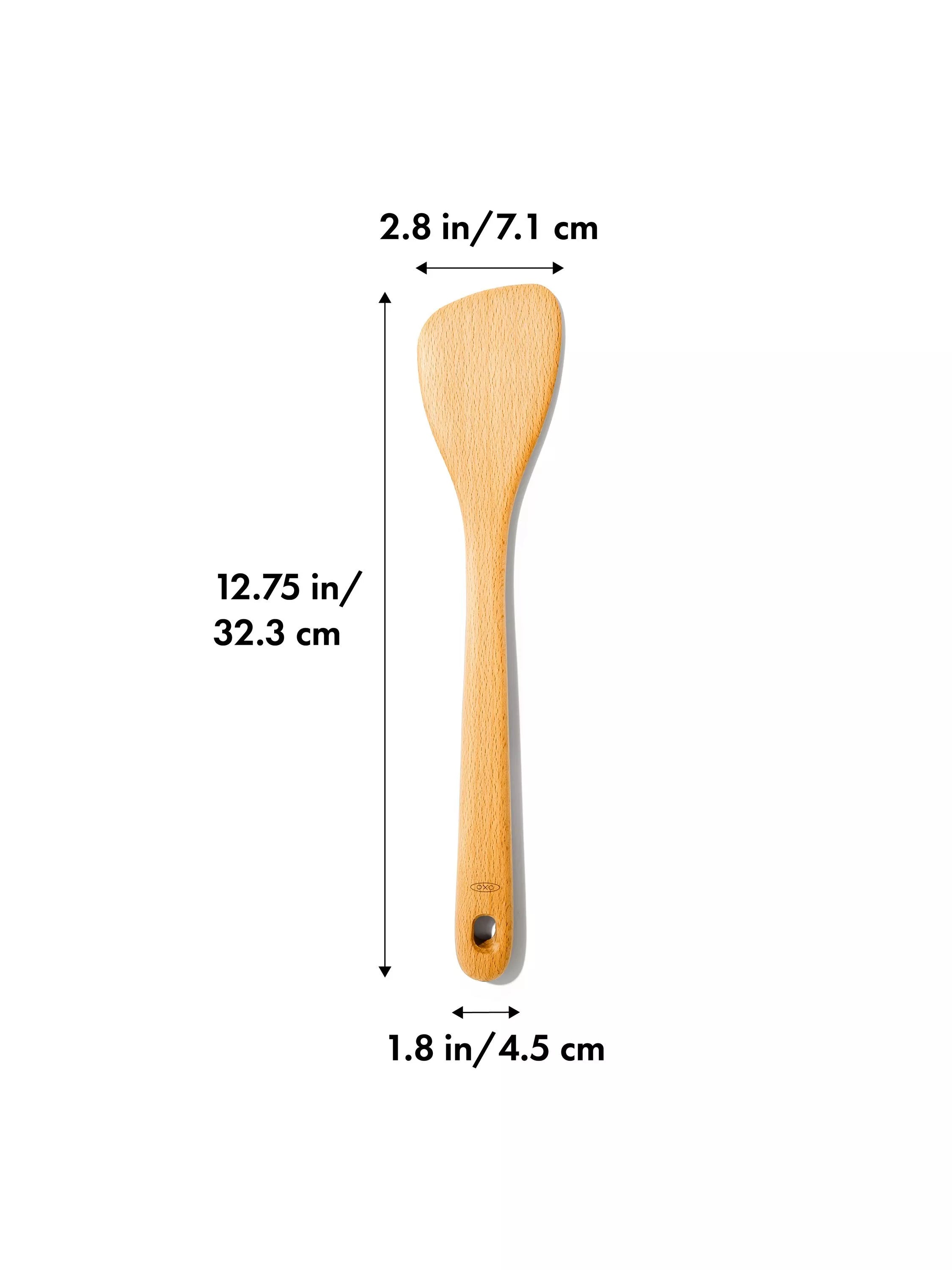 OXO Good Grips beech wood saute spatula, imported from the UK