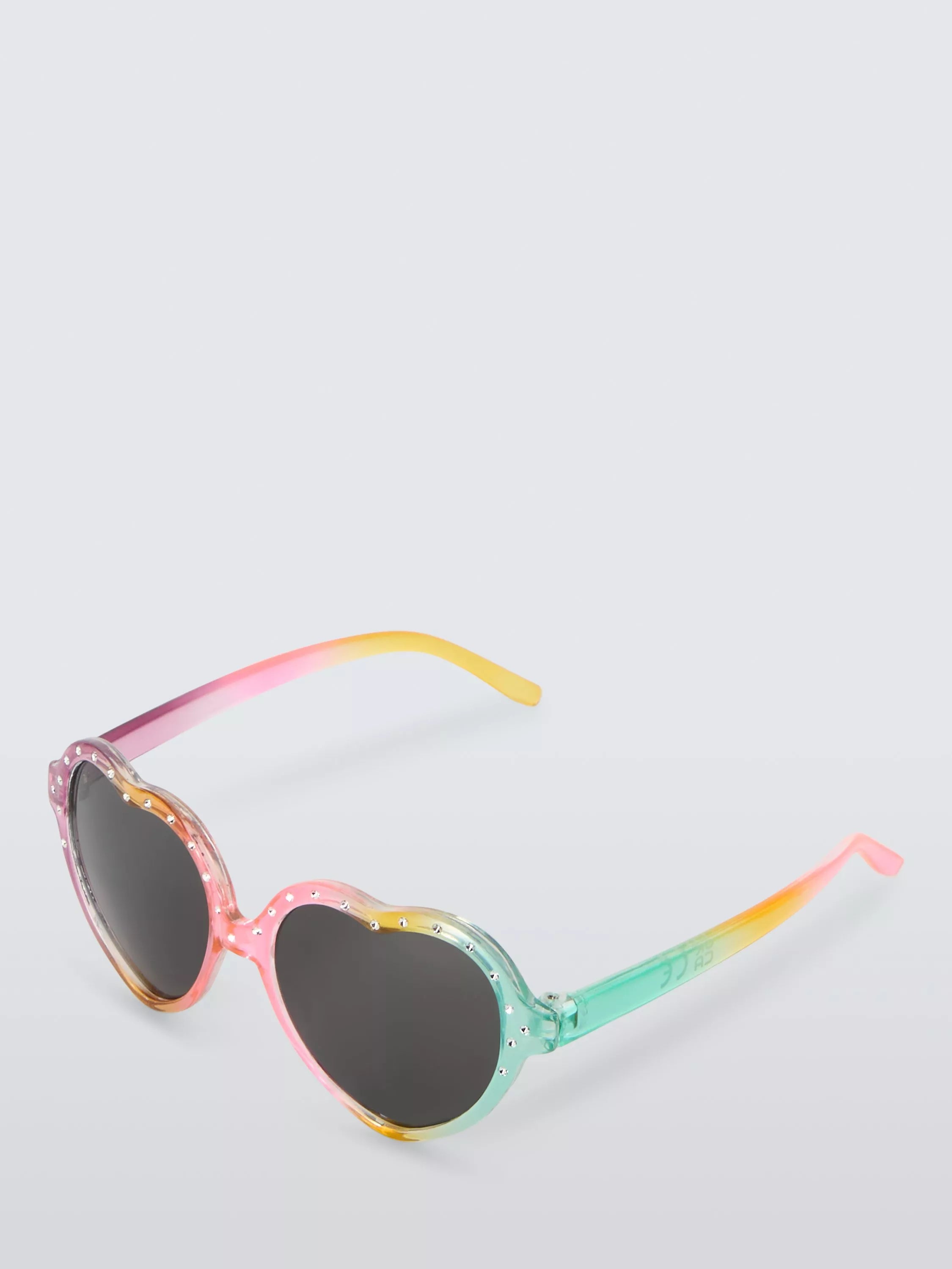 John Lewis rainbow ombre heart sunglasses for kids, UK version