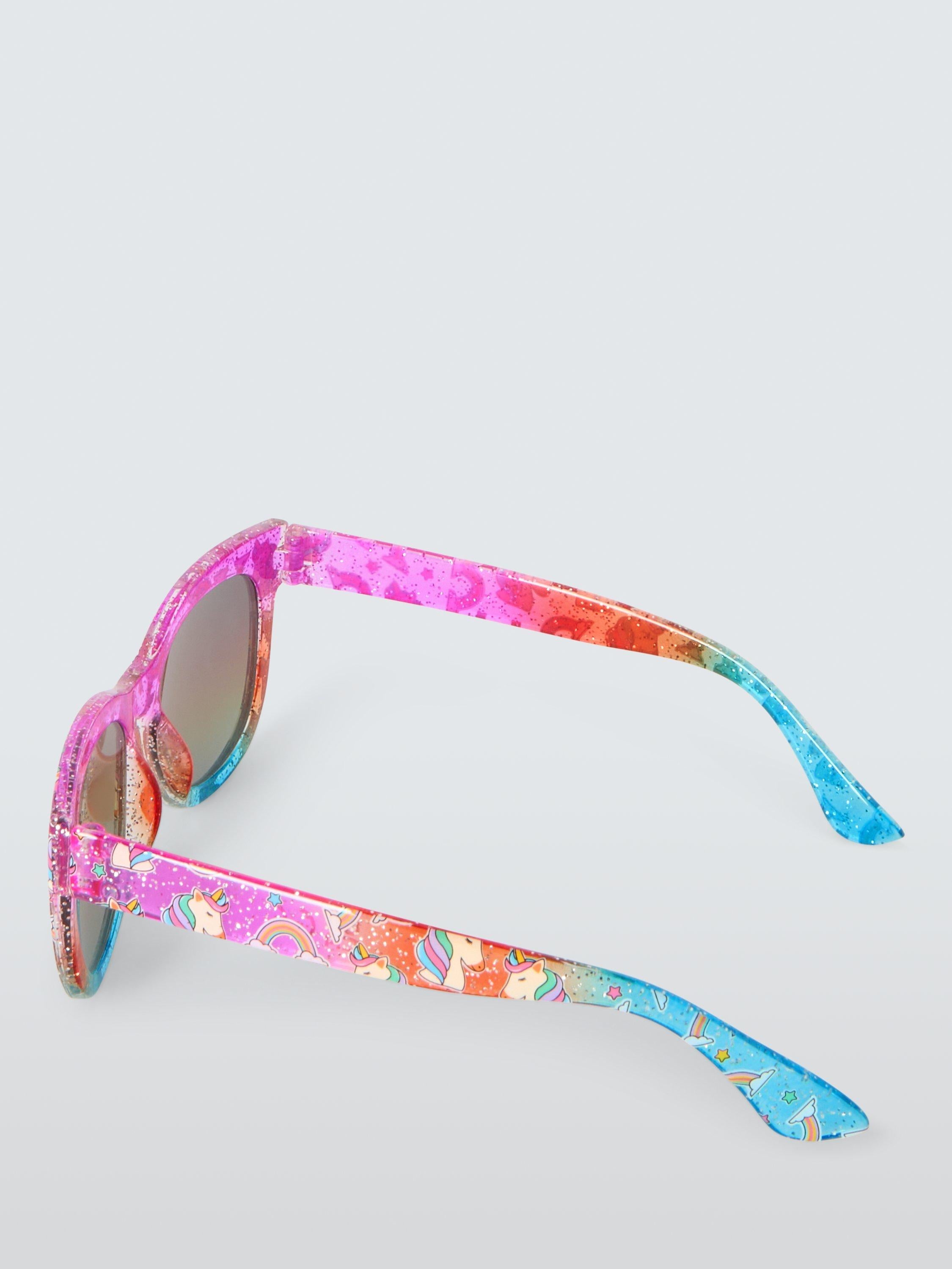 John Lewis kids rainbow unicorn sunglasses with D-frame - British product