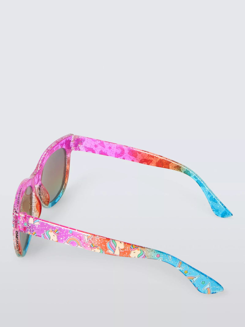 John Lewis kids rainbow unicorn sunglasses with D-frame - British product