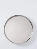 John Lewis hammered stainless steel round tray 32cm - British product