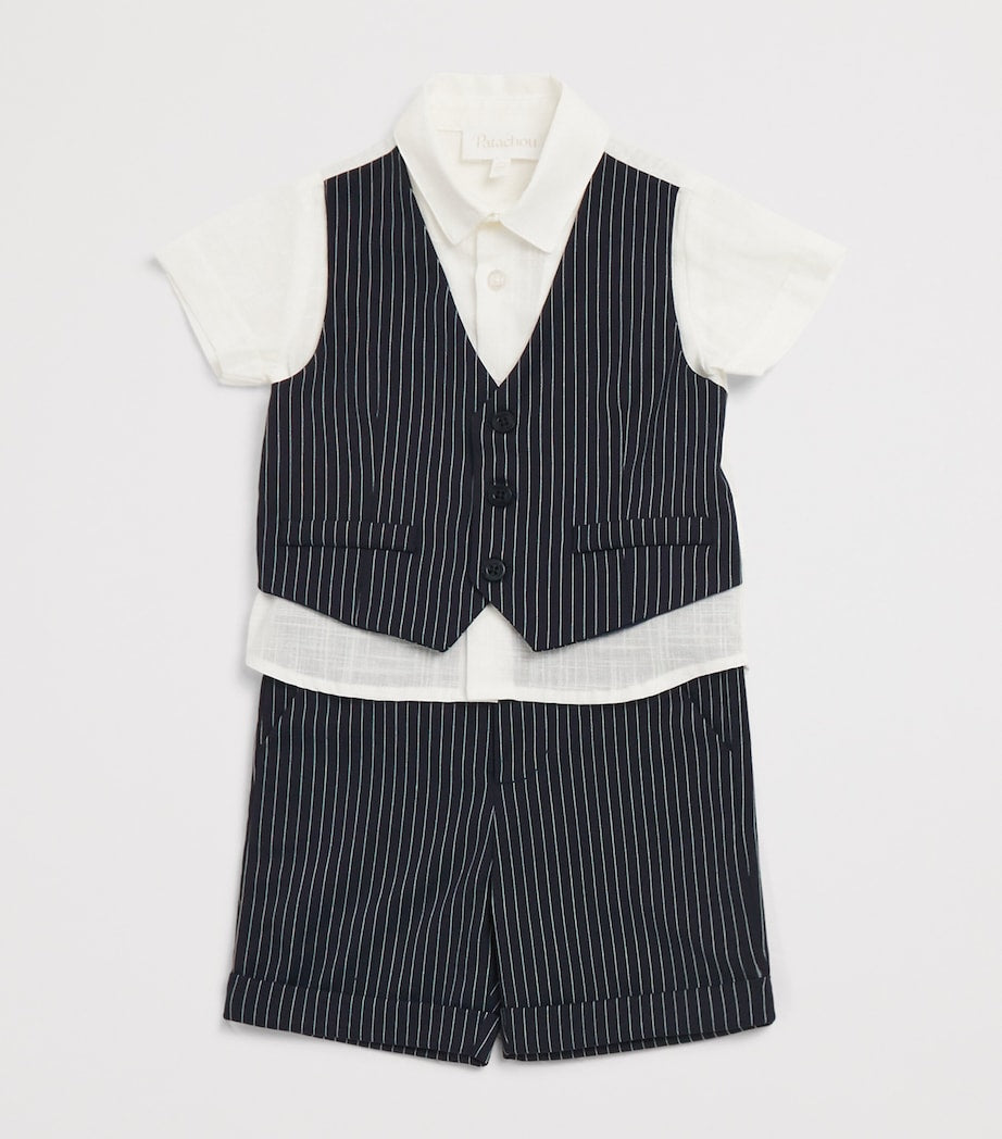 Patachou stripe baby outfit set 6 months-4 years, imported from the UK