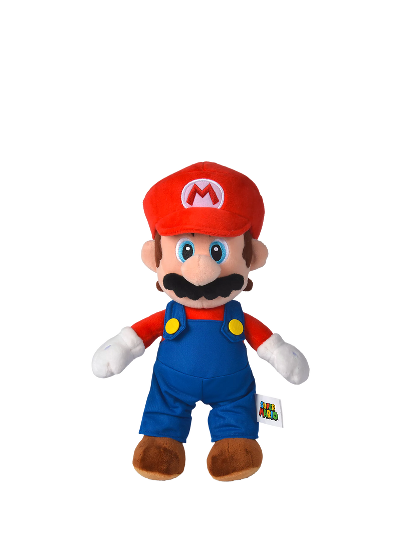 Nintendo Super Mario plush toy 30cm, UK version
