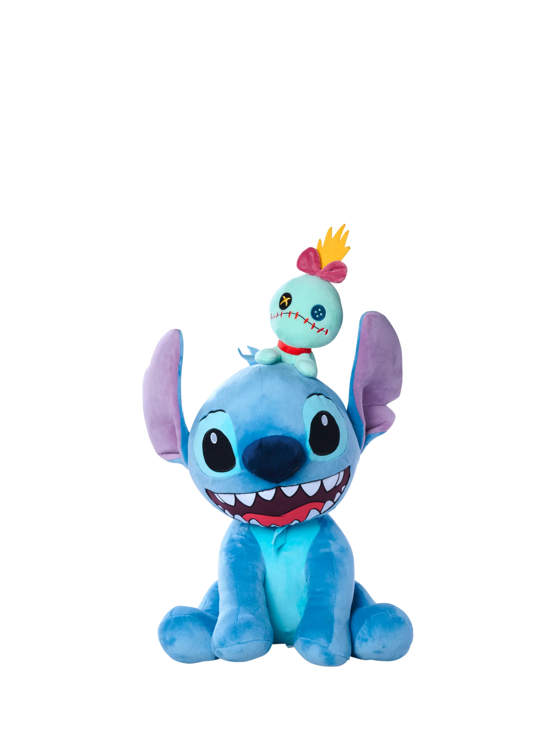 Disney Stitch & Scrump plush soft toy 50cm - British product