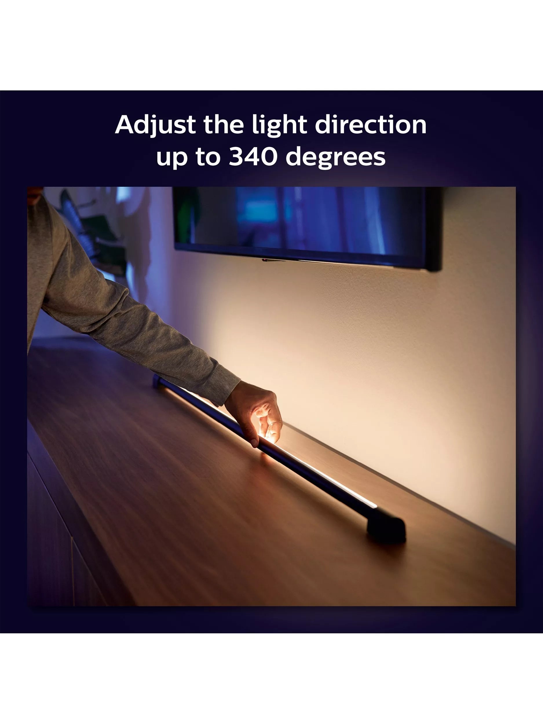 Philips Hue Play Gradient smart light tube 87.7cm, imported from the UK