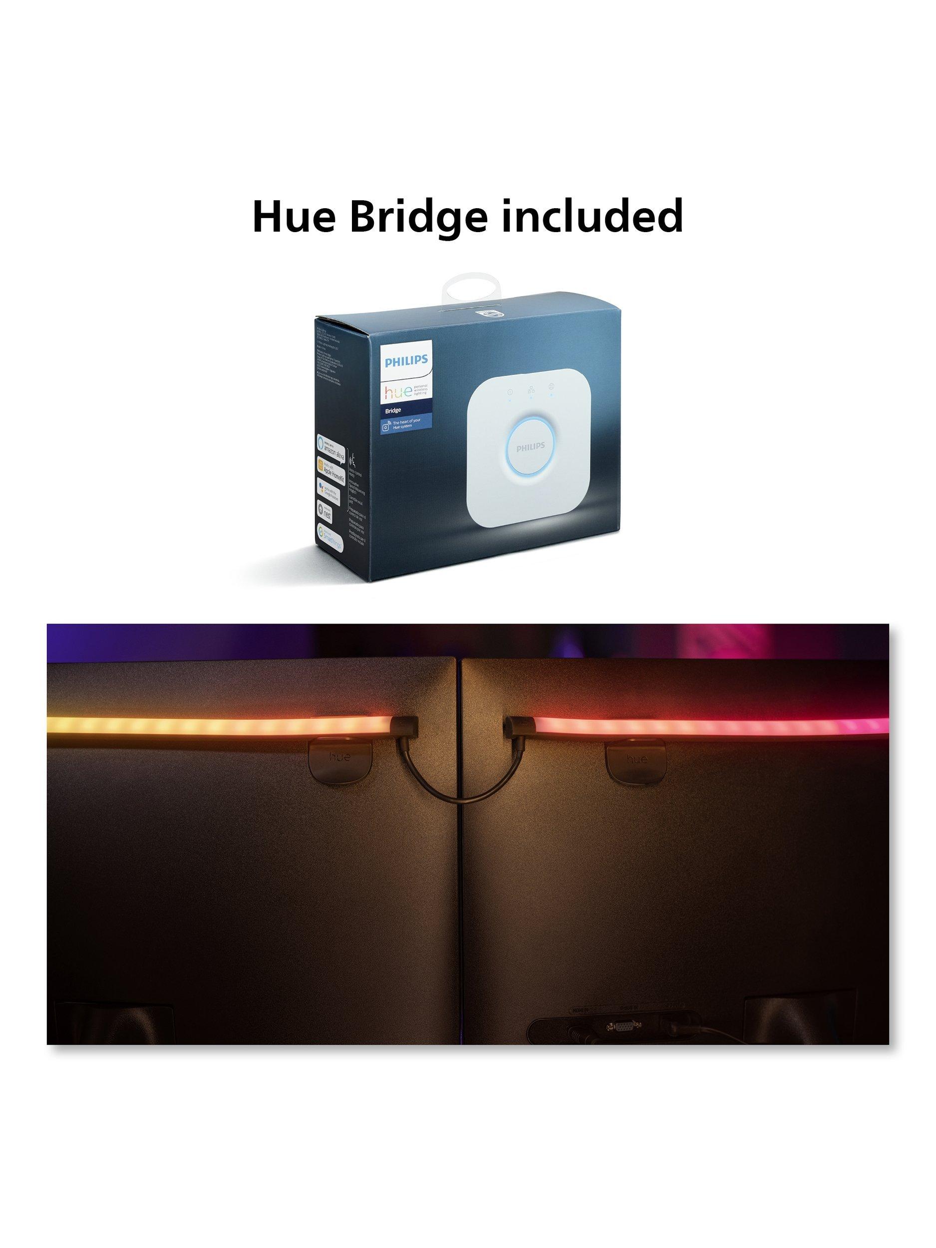 Philips Hue Play Gradient smart lightstrip for 24-27 inch monitors (British brand)