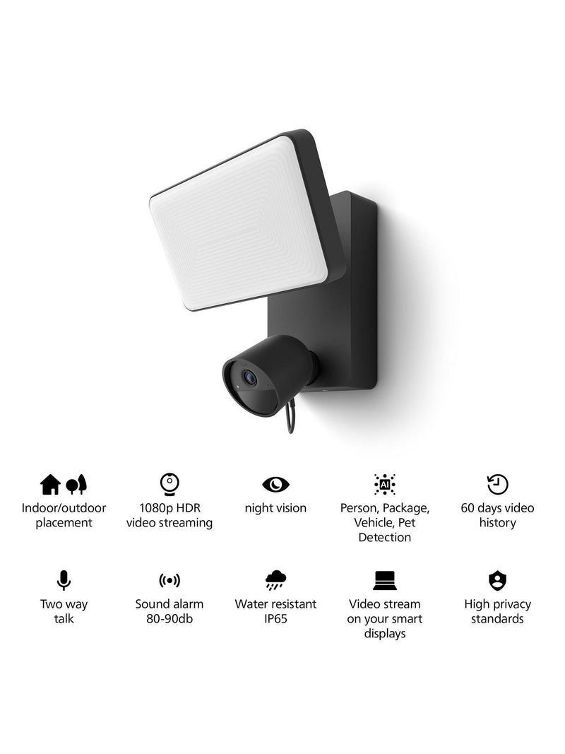 Philips Hue floodlight security camera white, UK version